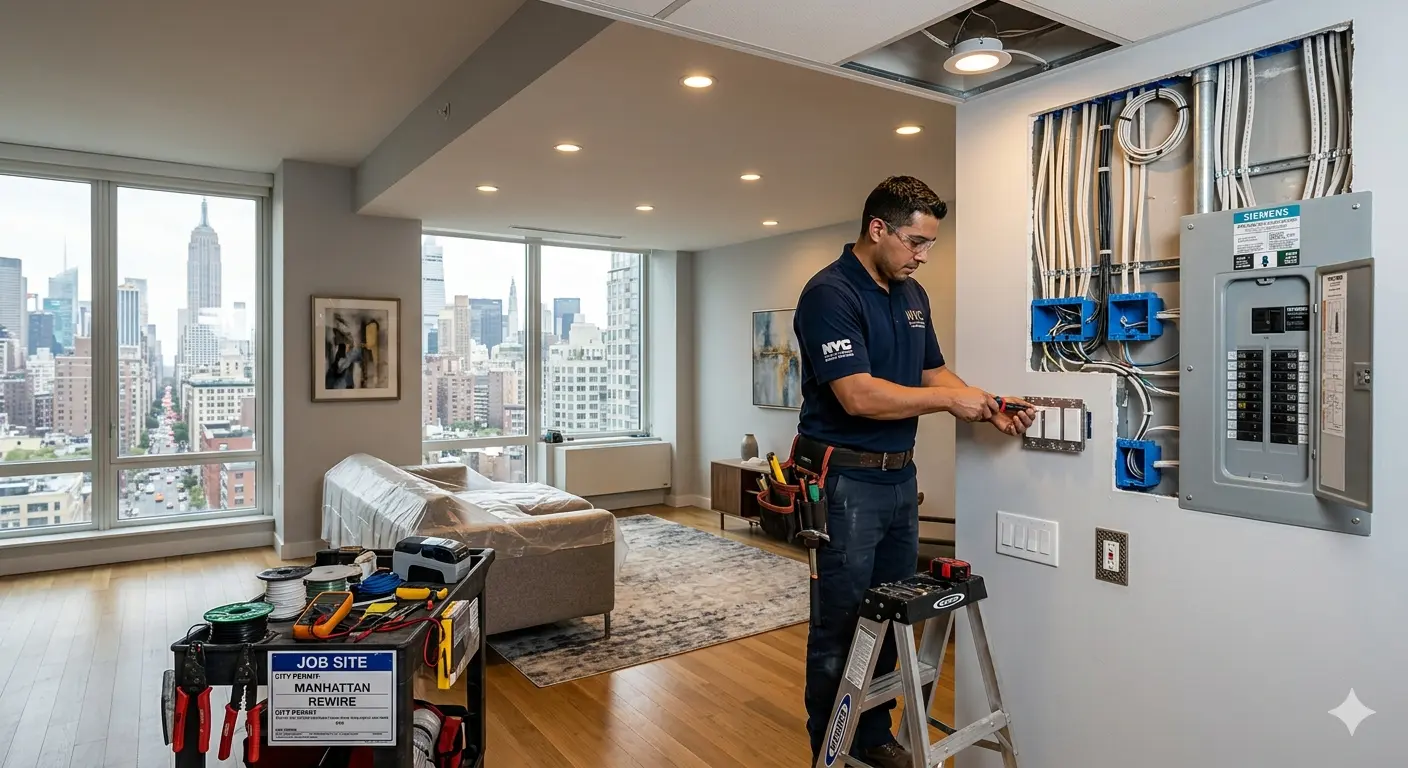 Luxury Apartment Rewire